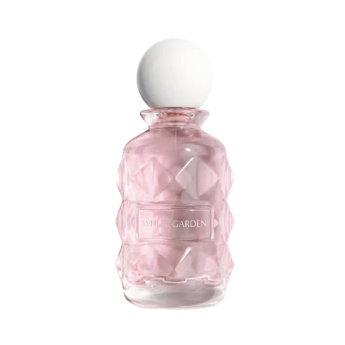 White Garden de Laverne, perfume floral elegante inspirado en un jardín de flores blancas. Aroma suave, romántico y femenino.